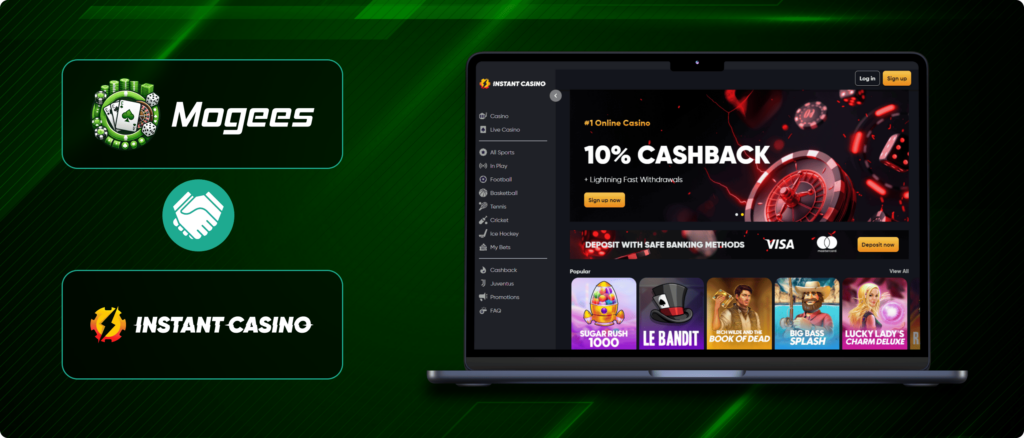 instant casino banner